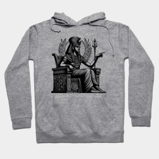 Osiris Egyptian god Pharoah Hoodie by UrbanLifeApparel