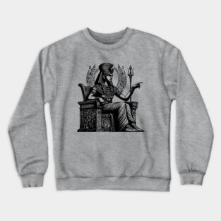 Osiris Egyptian god Pharoah Crewneck Sweatshirt