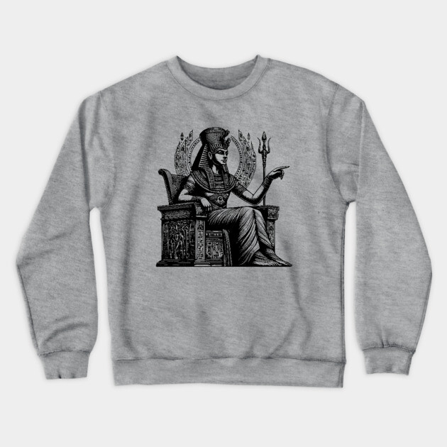 Osiris Egyptian god Pharoah Crewneck Sweatshirt by UrbanLifeApparel