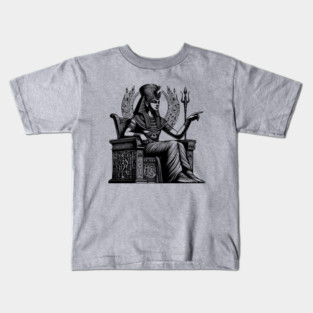 Osiris Egyptian god Pharoah Kids T-Shirt