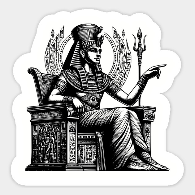 Osiris Egyptian god Pharoah Magnet by UrbanLifeApparel
