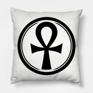 Ankh Egyptian Symbol Pillow