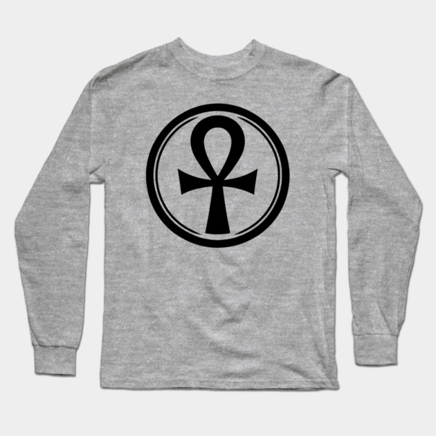Ankh Egyptian Symbol Long Sleeve T-Shirt by UrbanLifeApparel