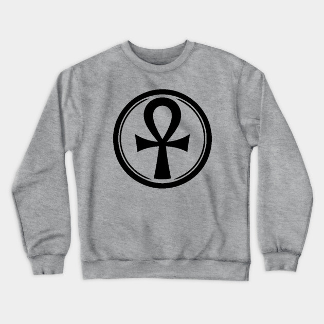 Ankh Egyptian Symbol Crewneck Sweatshirt by UrbanLifeApparel