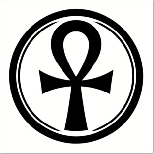 Ankh Egyptian Symbol Posters and Art