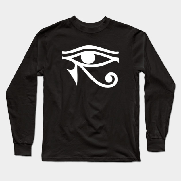 Eye of Horus - Egyptian Synbol Long Sleeve T-Shirt by UrbanLifeApparel