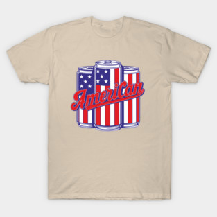 Patriotic Ameri Can Fourth Of July Pun Humor T-Shirt