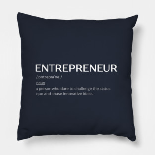Entrepreneur Pillow
