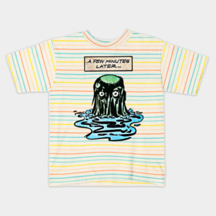 Vintage 50s Sci Fi Comic Art Illustration Kids T-Shirt