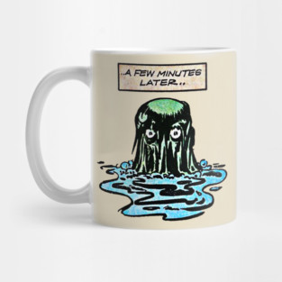 Vintage 50s Sci Fi Comic Art Illustration Mug