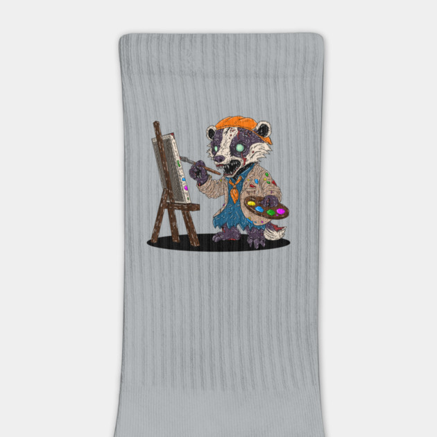 Zombie Badger Artist by H. R. Sinclair