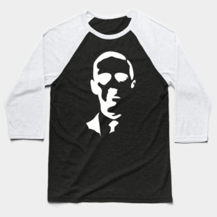 H.P. Lovecraft - Negative. Baseball T-Shirt