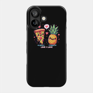 Love Pineapple Pizza, Better Together Phone Case