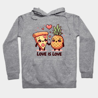 Love Pineapple Pizza, Better Together Hoodie