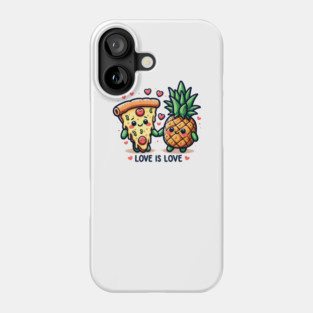 Love Pineapple Pizza, Better Together Phone Case
