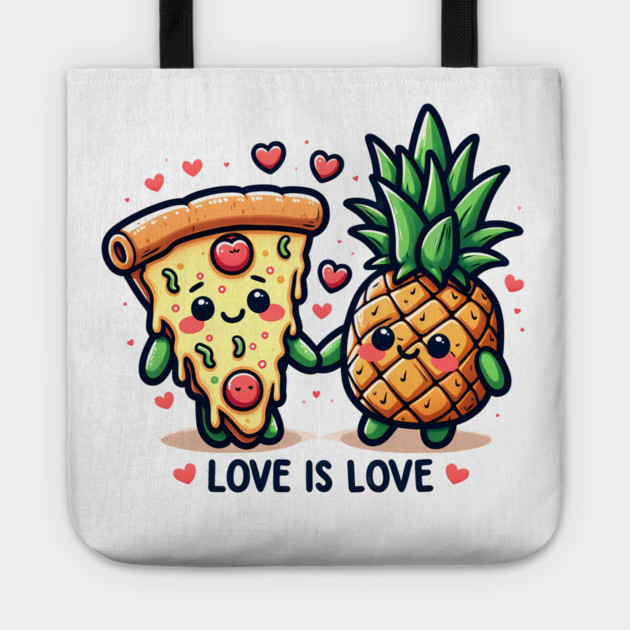 Love Pineapple Pizza, Better Together Tote by logiamerch