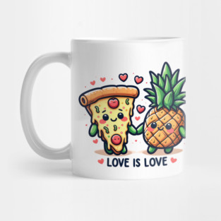 Love Pineapple Pizza, Better Together Mug