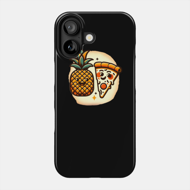 Love Pineapple Pizza, Better Together Phone Case by logiamerch