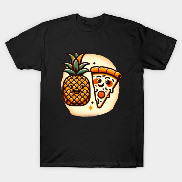 Love Pineapple Pizza, Better Together T-Shirt by logiamerch
