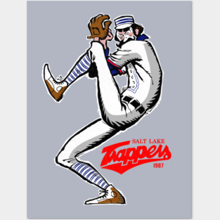 Retro Salt Lake Trappers Pioneer League Champs 1987 Posters and Art