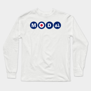Mod Scooter Long Sleeve T-Shirt