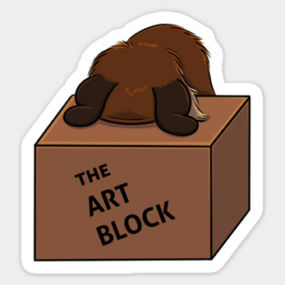The Art Block Sticker