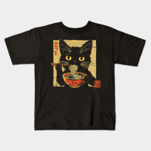 Ramen Cat Kids T-Shirt