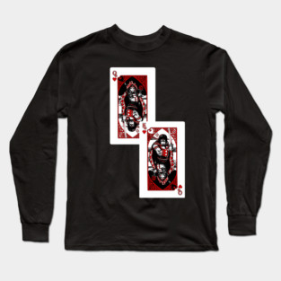 Queen and King of Hearts Long Sleeve T-Shirt