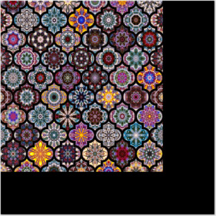 Moroccan Tile Pattern Posters and Art