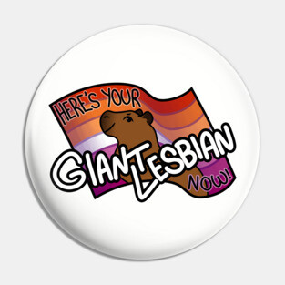 Capy Pride Pin