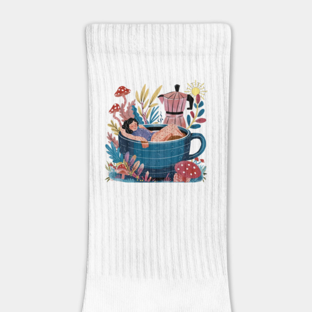 Coffee Break - Relaxing in a Large Cup by JessArty