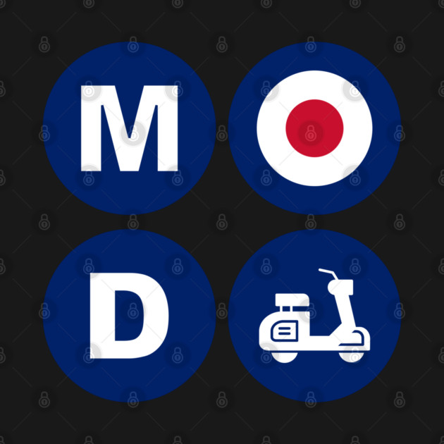 Mod Scooter Roundel Design by Timeless Chaos