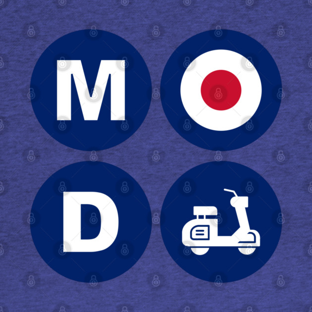 Mod Scooter Roundel Design by Timeless Chaos