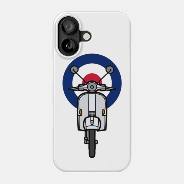 Mod Scooter Roundel Design Phone Case by Timeless Chaos