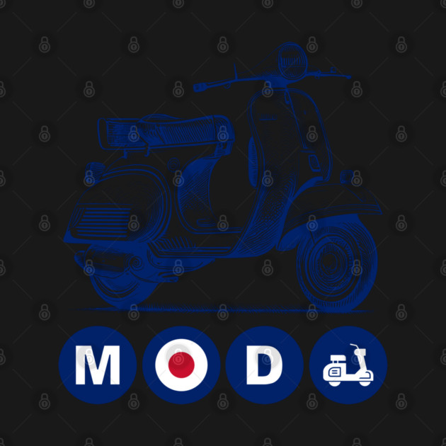 Mod Scooter Roundel Design by Timeless Chaos
