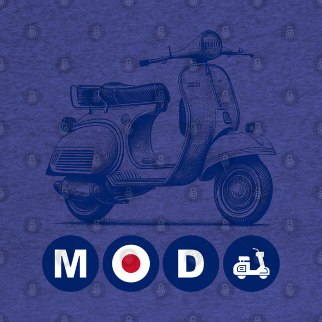 Mod Scooter Roundel Design by Timeless Chaos