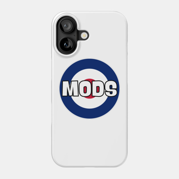 Mods UK Roundel Design Phone Case by Timeless Chaos