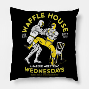 Waffle House - Amateur Wrestling Wednesdays Pillow