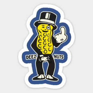 DEEZ NUTS MAN Sticker