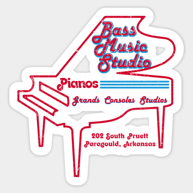 Bass Music Studio Sticker by rt-shirts