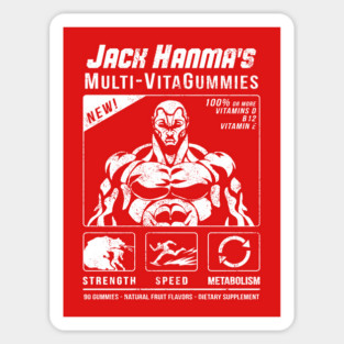 Jack Hanma's Vitamin Sticker