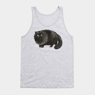 Black Cat Cat Tank Top
