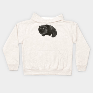 Black Cat Cat Kids Hoodie