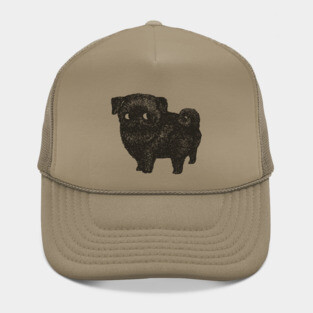 Black Pug Hat