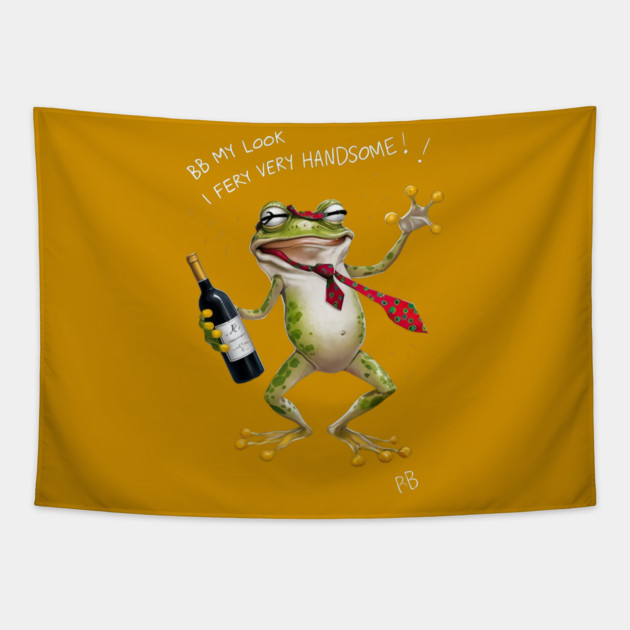 Pb   My Look Handsome Tapestry by animegirlnft