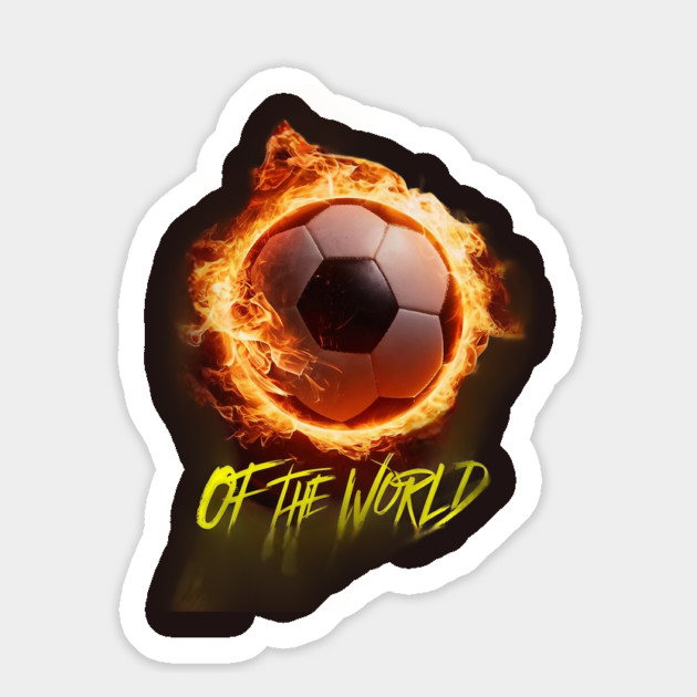 The fiery effect around the ball suggests intensity and energy fire Magnet by animegirlnft