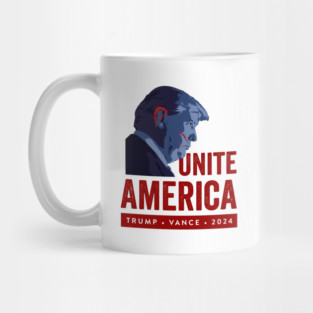 Unite America! Trump • Vance • 2024 Shot Ear Symbol Mug