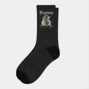 Destiny T-Shirt: Angel Statue Design - Motivational Streetwear Tee Socks