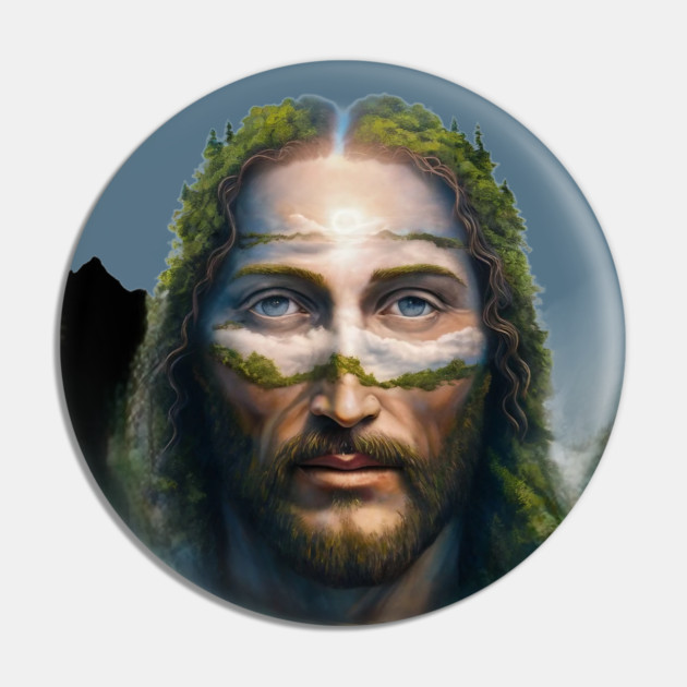 Jesus Christ With Green Head Pin by animegirlnft