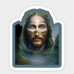 Jesus Christ With Green Head Magnet